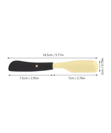 Durable Stainless Steel Straight Edge Razor - Travel & Home Use | Black Wood & Gold Coating - Buy Online on GoSupps.com