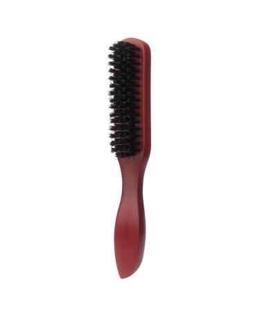 Beard Brush for Mans Nylons Hair Beard Brush Boar Bristle Beard Brush Mustache Brush Hair Brush Shaving Tool Easy to Use Brown