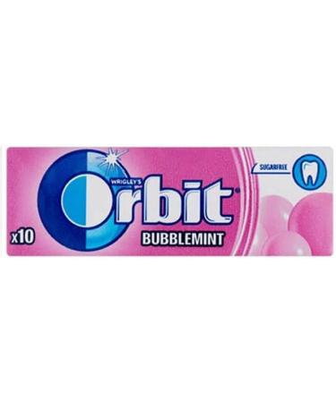 6 Packs Wrigley's Orbit Bubblemint Sugar Free Chewing Gum Helps keep Teeth Clean And Mouth Fresh - Buy Online on GoSupps.com