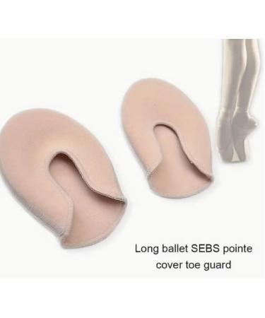 WENDYWU Ballet Shoes Toe Pads - Fabric Toe Protectors for Pointe Shoes & High Heels | 1 Pair Ballet Dance Accessories for Women & Girls - Buy Online on GoSupps.com