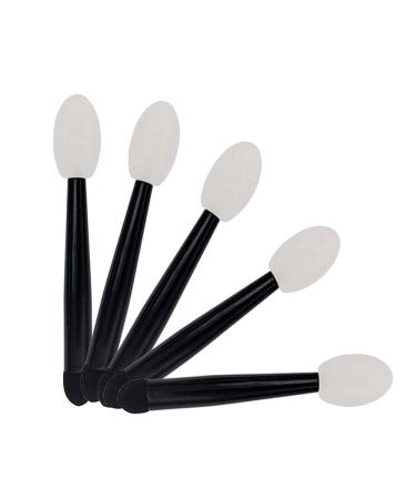 Silicone Eyeshadow Brush| Silicone Lip Brush| Eyeliner Pencil Smudge Brush| Double Head Eye Pencil Brush Eyeliner Smudge Tool for Blending Eye Shadow Liner (5 PCS)