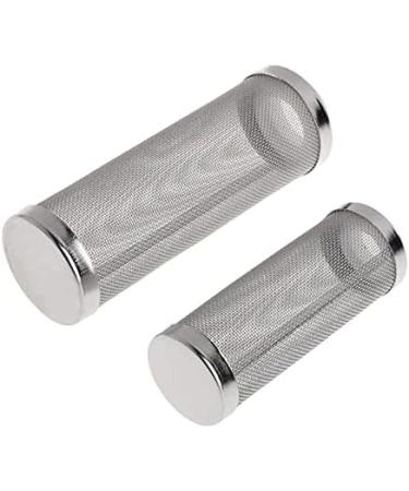 2 Pieces Stainless Steel Aquarium Filter - 12mm Protection with Sponge - Durable & Efficient Water Filter - Buy Online on GoSupps.com