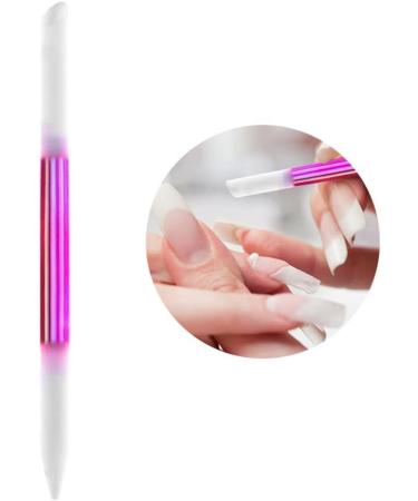 Glass Cuticle Pusher Professional Manicure Stick Nail Art Tools Accessory Cuticle Remover Tools Rosy - Buy Online on GoSupps.com