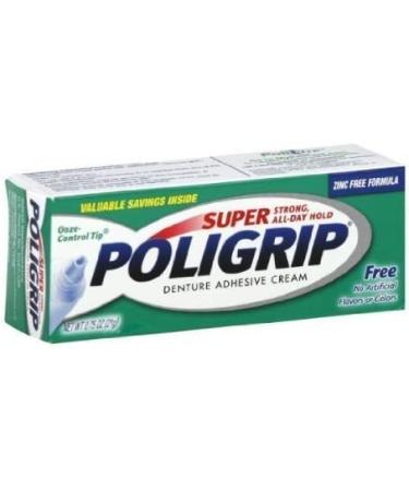 Super Poligrip Denture Adhesive Cream 0.75 Oz Travel Size - Pack of 3 - Buy Online on GoSupps.com