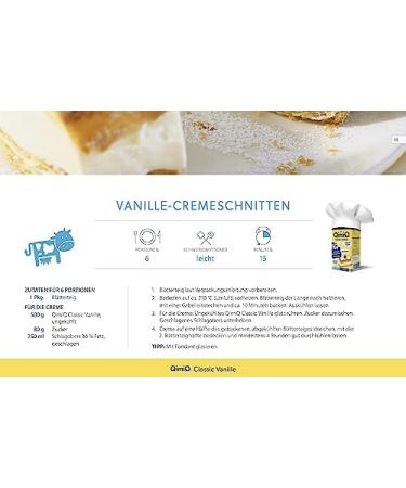 Buy QimiQ Classic Vanilla Cream 12x250g - Natural & Versatile for International Shipping - Buy Online on GoSupps.com
