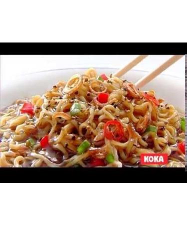 Koka Oriental Style Instant Noodles | Crab Flavour | Snack or Meal Accompaniment | Ready in 2 Minutes | 85g (Pack of 30) - Buy Online on GoSupps.com