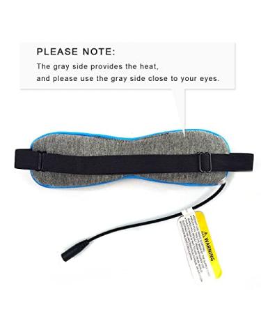 Aroma Season Heated Eye Mask for Stye & Blepharitis Relief | Moist Therapy for Dry Eye Syndrome, Chalazion & MGD - Blue - Buy Online on GoSupps.com