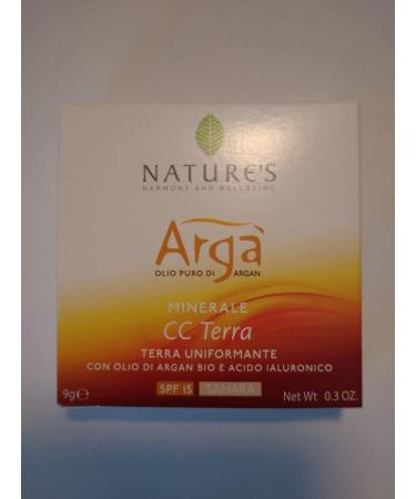 Nature's Arg CC Sahara SPF15 Poudre bronzante 100% min rale avec huile d'argan et acide hyaluronique 9 g - Buy Online on GoSupps.com