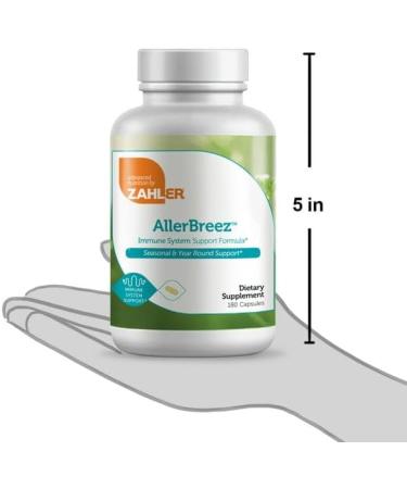 Zahler AllergEase 180 Vegetarian Capsules | Natural Allergy Relief - Buy Online on GoSupps.com