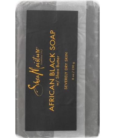 SheaMoisture African Black Soap Bar for Troubled Skin 8 oz (Pack of 2) | Natural Cleanser with Shea Butter International Shipping Available - Buy Online on GoSupps.com