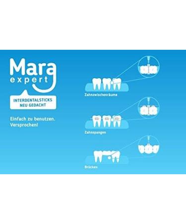 Interdental Brushes 0.7mm by Mara Expert - ISO 4 (Wide) | 6x32 Yellow Brushes with Mint Flavor | Ideal for Oral Care | Dentist Recommended - Buy Online on GoSupps.com