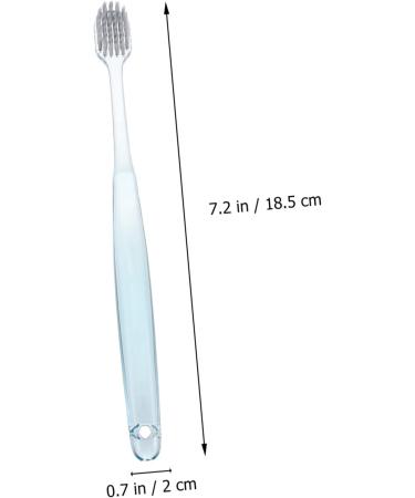 Minkissy 6-Pack Crystal-Clear Charcoal Toothbrushes for Sensitive Teeth | Travel & Home Use - Buy Online on GoSupps.com