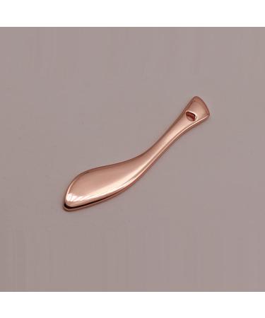 3-Piece Zinc Alloy Makeup Spatula Set - Eye Cream Spoons & Beauty Scoops - Curved Handle Gold Silver & Rose Gold - Perfect for Creams & Lotions | International Shipping - Buy Online on GoSupps.com