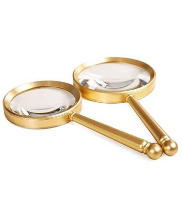 Magnifying Glasses Vision aids Hand-held Magnifying Glass 8 Times HD Reading Watch Maintenance Ancient Chinese Play Identification Magnifying Glass Stationery Office Supplies 1PCS Better Life