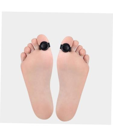 FOMIYES Magnetic Toe Covers - Set of 2 | Flex Tools for Body Sculpting | Drainage & Therapeutic Ring | Black Leather Magnet Toe Separators - Buy Online on GoSupps.com