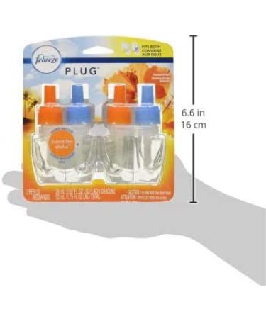 Febreze Plug-In Air Freshener Hawaiian Aloha Scented Oil Refill 2-Pack 0.87 Fl Oz - Buy Online on GoSupps.com