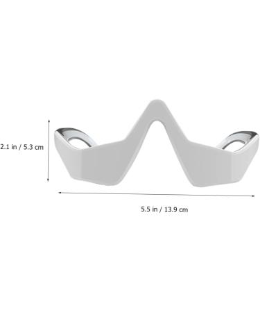 Partykindom Eye Massage Device - Stress Reduction Eye Care Tool for Fatigue Relief - Electric Eye Massager in White - Buy Online on GoSupps.com