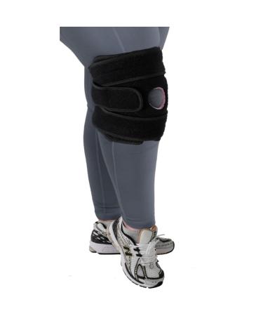 King Mills Plus Size Knee Brace for Women and Men Adjustable Extra Large Knee Brace for Adult XL XXL Plus Size Knee Sleeve for Knee Pain Meniscus Tear and Arthritis. Black & Pink 2XL XX-Large Pink