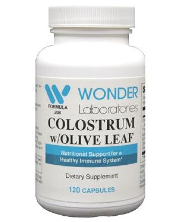 Wonder Laboratories Colostrum w/Olive Leaf - 2081-120 Capsules