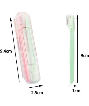 8 Pcs Eyebrow Razor Women Eyebrow Shaver Eye Brow Trimmer Shaver for Women and Man With Precision Cover and Storage Case - Buy Online on GoSupps.com