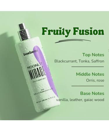 prime craft Moonlit Mirage Body Mist with Long Lasting Floral & Fruity Fragrance of Rose & Blackcurrant For Women & Men 200gm - Buy Online on GoSupps.com