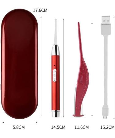 LED Flash Light Ear Wax Removal Tool - Earpick Curette with Tweezers and Spoon - Buy Online on GoSupps.com