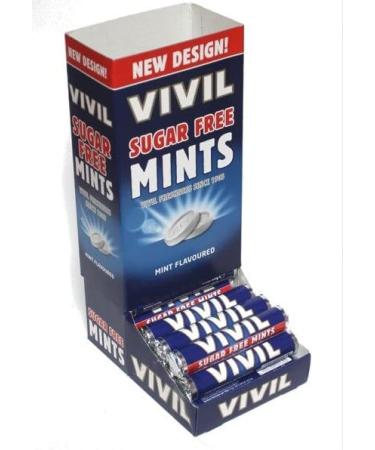 Vivil Sugar Free Mints 28 g (Pack of 20) Mint Flavoured Vivil Freshness - Buy Online on GoSupps.com