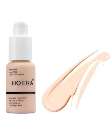 PHOERA Matte Oil Control Concealer Foundation Cream - 30ml Waterproof Liquid Foundation (104 Buff Beige) - Buy Online on GoSupps.com