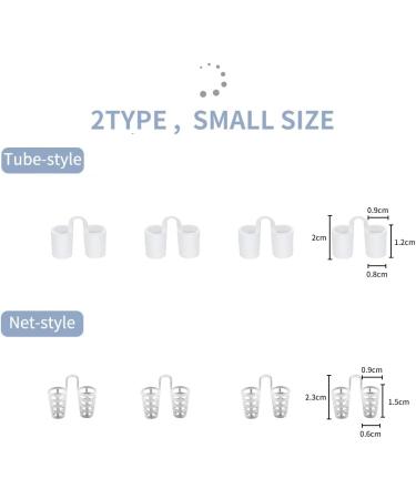 SLEBAONOS 8 Pack Small Size Nose Vents - Anti Snoring Device for Easy Breathing and Nasal Dilator - Includes Travel Case - Buy Online on GoSupps.com