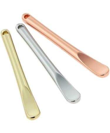 Premium Metal Cream Spoon & Mini Eye Massage Pencil - Golden Dosing Spoon for Eye Cream & Essence - Buy Online on GoSupps.com