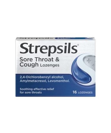 STREPSILS SORE THROAT & COUGH LOZENGES 30/09/25