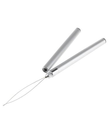 Fenteer Salon Microring Set for Hair Extensions - Pliers Needle & Beads Silver | International Shipping Available - Buy Online on GoSupps.com