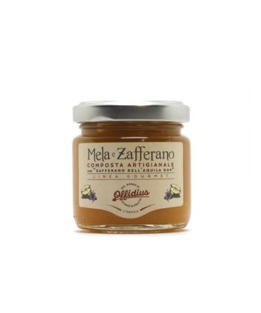 Offidius - Apple compote and Zafferano dell'Aquila DOP - 110 gr - Made in Italy