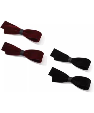 Hair Barrettes for Women Female Temperament Hair Clip 1 Pair(Red) 1 count (Pack of 1) Red - Buy Online on GoSupps.com