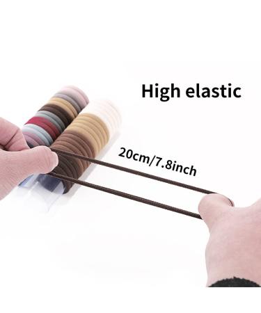 40 Pack Hair Bands for Women - No Damage Hair Ties for Ponytails - Hair Styling Accessories for Girls - Travel Essentials - Buy Online on GoSupps.com