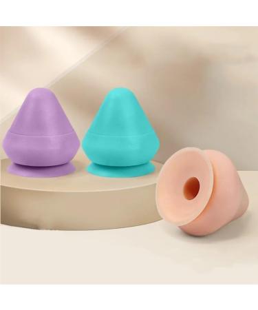 BLBTEDUAMDE Silicone Massage Cone - Yoga Massager for Lumbar Back & Foot Relief | Solid Adsorption Ball - Purple TPE - Buy Online on GoSupps.com