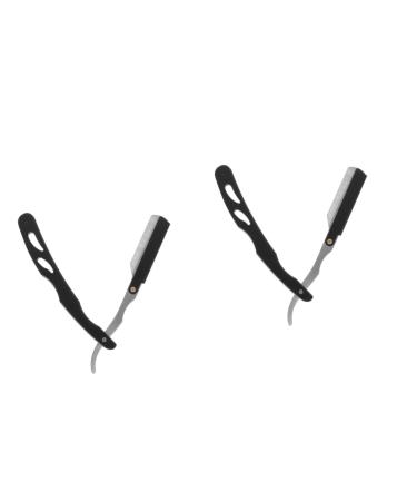 Angoily 2 pth shaver manual men shave razor hairdresser rapid rapids made of stainless steel bartschneider beard razor man razor simply stainless steel