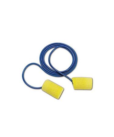 3M E-A-R by 3M 10080529110234 3M 311-1105 E-A-R Classic Plus Large Disposable Foam Corded Earplugs OSFA Blue Large (Pack of 200)