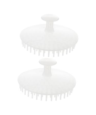 FOYTOKI 2pcs Shampoo Brush Shower Hair Brush Tool Head Scalp Shower Brush Hair Scalp Massager Girls Shower Brush
