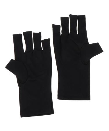 Healeved 2 Pairs Nail Gloves Hand Gloves for Protection Nail Uv Lamp Sun Gloves for Women Uv Protection Driving Gloves Uv Gloves Nail Building Gel Protective Short Dryer Miss Polyester - Buy Online on GoSupps.com