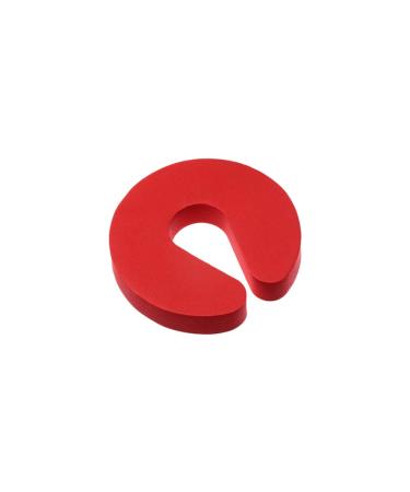 1PCS Extra soft durable foam doorstop slam doors bumper for kids baby safety finger guard protector red