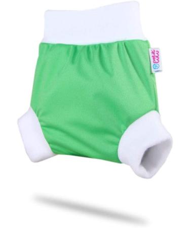 Petit Lulu Size L Washable Diaper Wrap | Reusable Cloth Nappy Cover (Green) - Buy Online on GoSupps.com