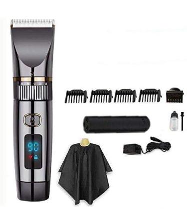 Easy hair clipper Professional Hair Clippers cordless Haircut Super Silencer Hair Clipper Professional Waterproof Low Noise Wireless Charging Electric Hair Clipper Men's Beard Trimmer dual-purpose P One Color