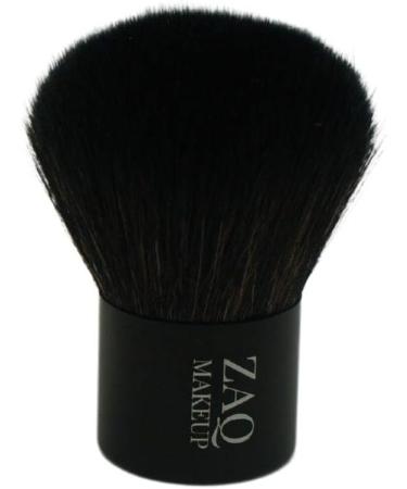 ZAQ Versatile Synthetic Kabuki Brush - Soft Absorbent Compact for Bronzer Powder & Highlighter - Ideal for Wet or Dry Application Travel-Size - Buy Online on GoSupps.com