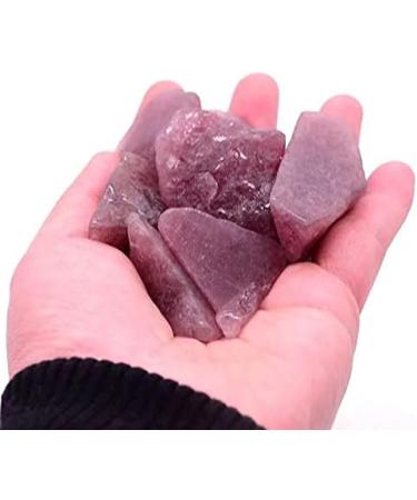 300g Natural raw Polished Strawberry Quartz Crystal Stones - Buy Online on GoSupps.com
