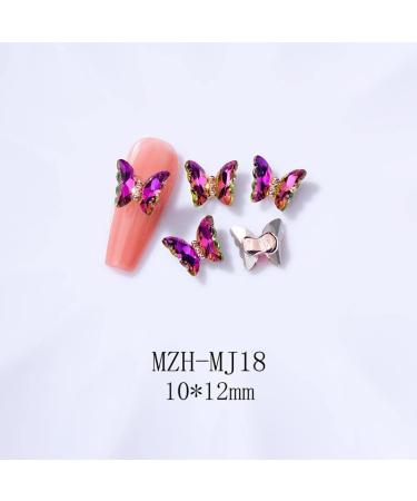 3D Nail Art Rhinestone Crystal AB Butterfly Charms Sparkle Nail Decoration Jewerlry Hand Craft DIY Accessories (MJ18) - Buy Online on GoSupps.com