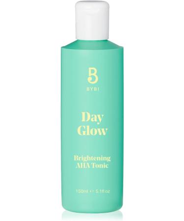BYBI Beauty Day Glow Exfoliating AHA Face Toner (150ml) & Clarity Cleanse Facial Cleanser (150ml) - Award-Winning Vegan Skincare Set for Dry Dull Skin - Brightening Soothing - Buy Online on GoSupps.com