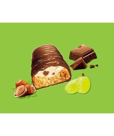 Balisto - Chocolate and Biscuit Bars Cereals Milk Hazelnuts and Grapes - 10 Bags of 18.5 g - 185 g - Buy Online on GoSupps.com