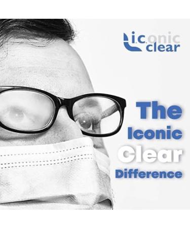 Iconic Clear Premium Antifog Wipes - 30ct Box (150 Uses) | Reusable & Long-lasting - Buy Online on GoSupps.com