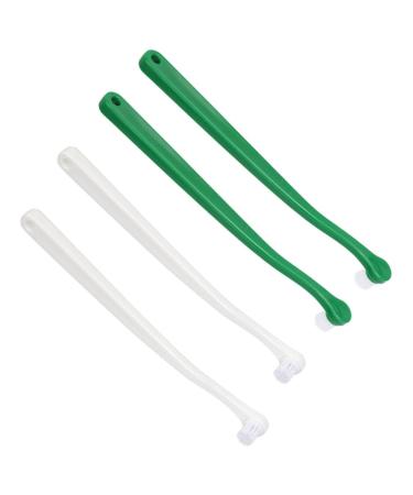 Balacoo 4pcs Pet Toothbrush Chewable Toothpaste Dog Toothbrush Stick -bristle Toothbrush Handheld